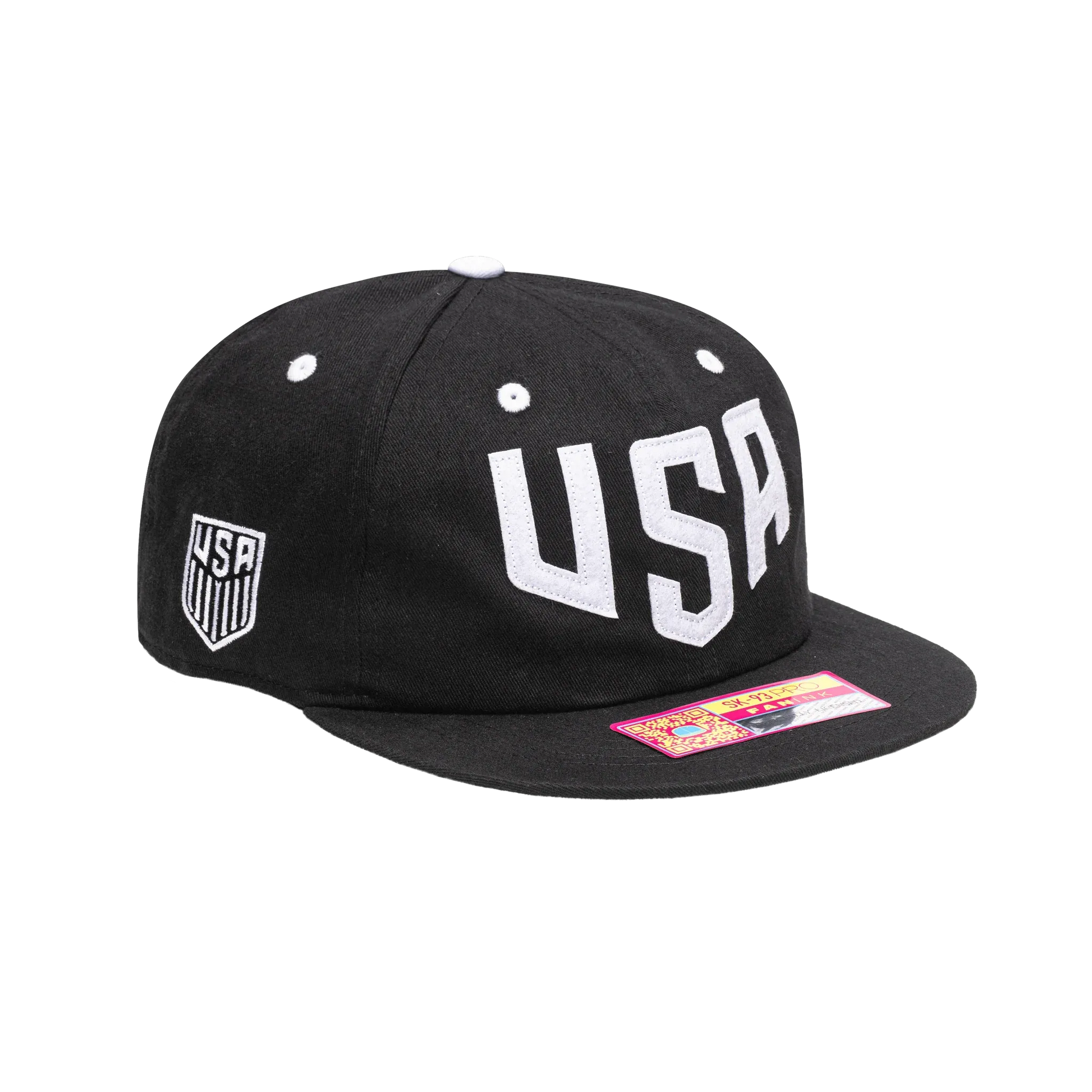 Fan Ink Collection USA Bankroll Snapback Hat Black -