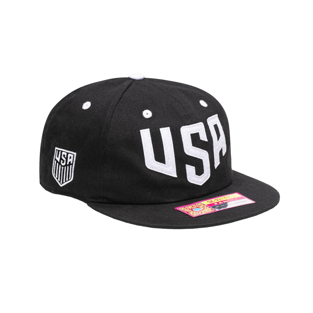 Fan Ink Collection USA Bankroll Snapback Hat Black -