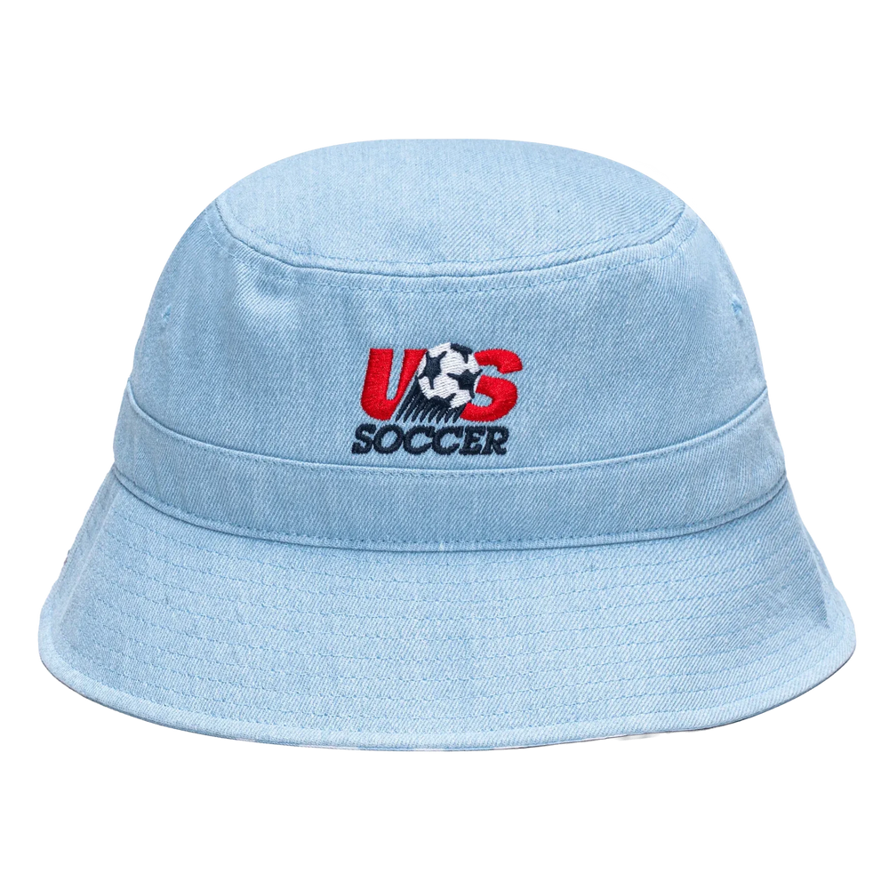 Fan Ink Collection USA Soccer "Making History" Bucket Hat Light Blue -