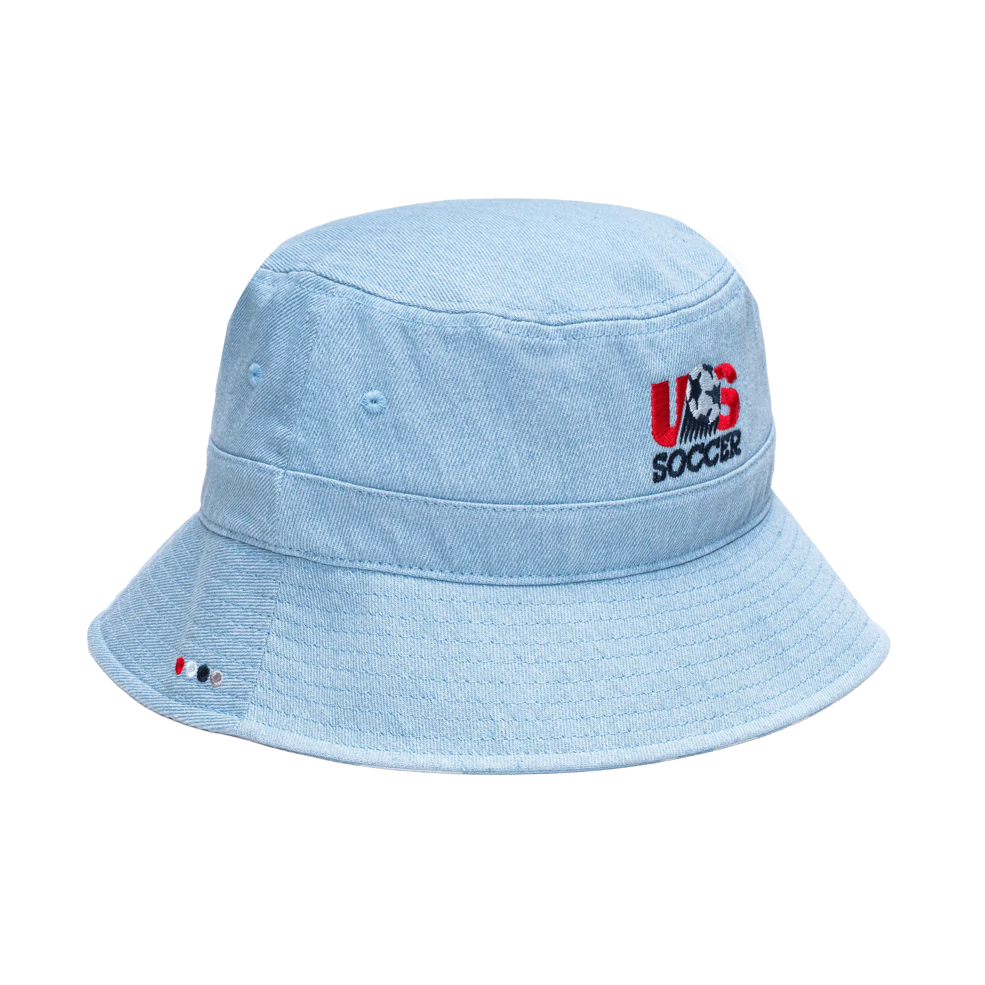 Fan Ink Collection USA Soccer "Making History" Bucket Hat Light Blue -