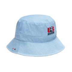 Fan Ink Collection USA Soccer "Making History" Bucket Hat Light Blue -