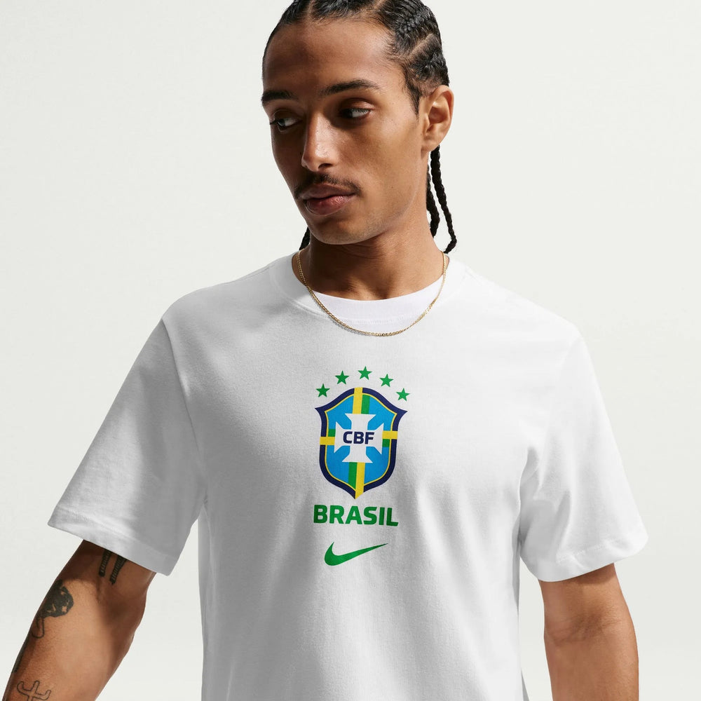 2026-27 Brazil Men's Crest Tee White - Nike