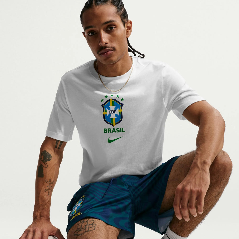 2026-27 Brazil Men's Crest Tee White - Nike