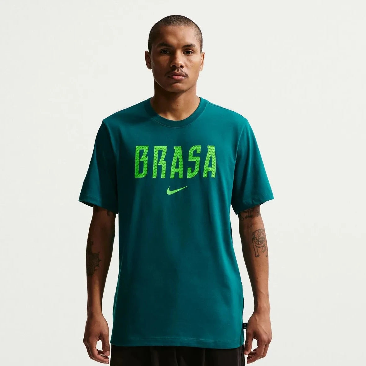 2026-27 Brazil Men's Wordmark Tee Geode Teal - Nike