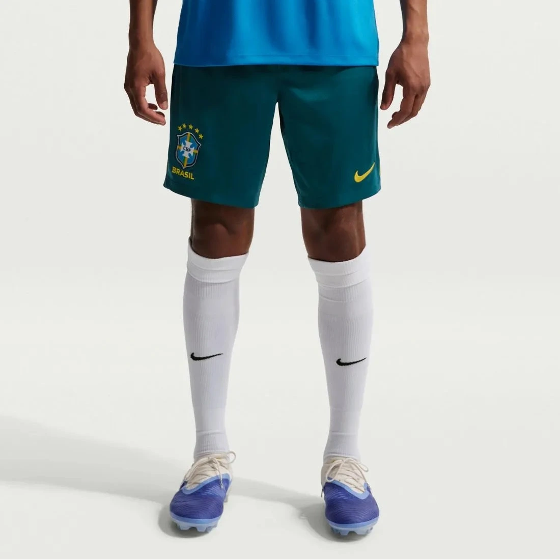 2026-27 Brazil Men's Strike KZ Shorts Geode Teal/Light Menta/Midwest Gold - Nike