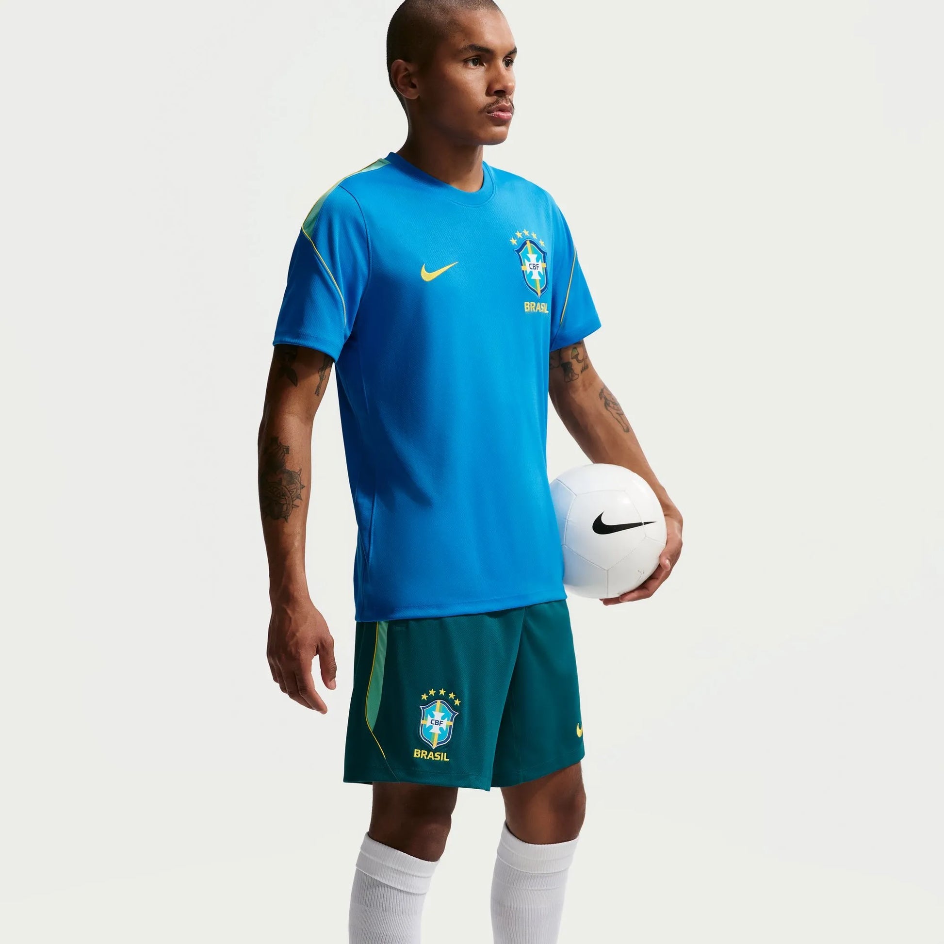 2026-27 Brazil Men's Strike KZ Shorts Geode Teal/Light Menta/Midwest Gold - Nike