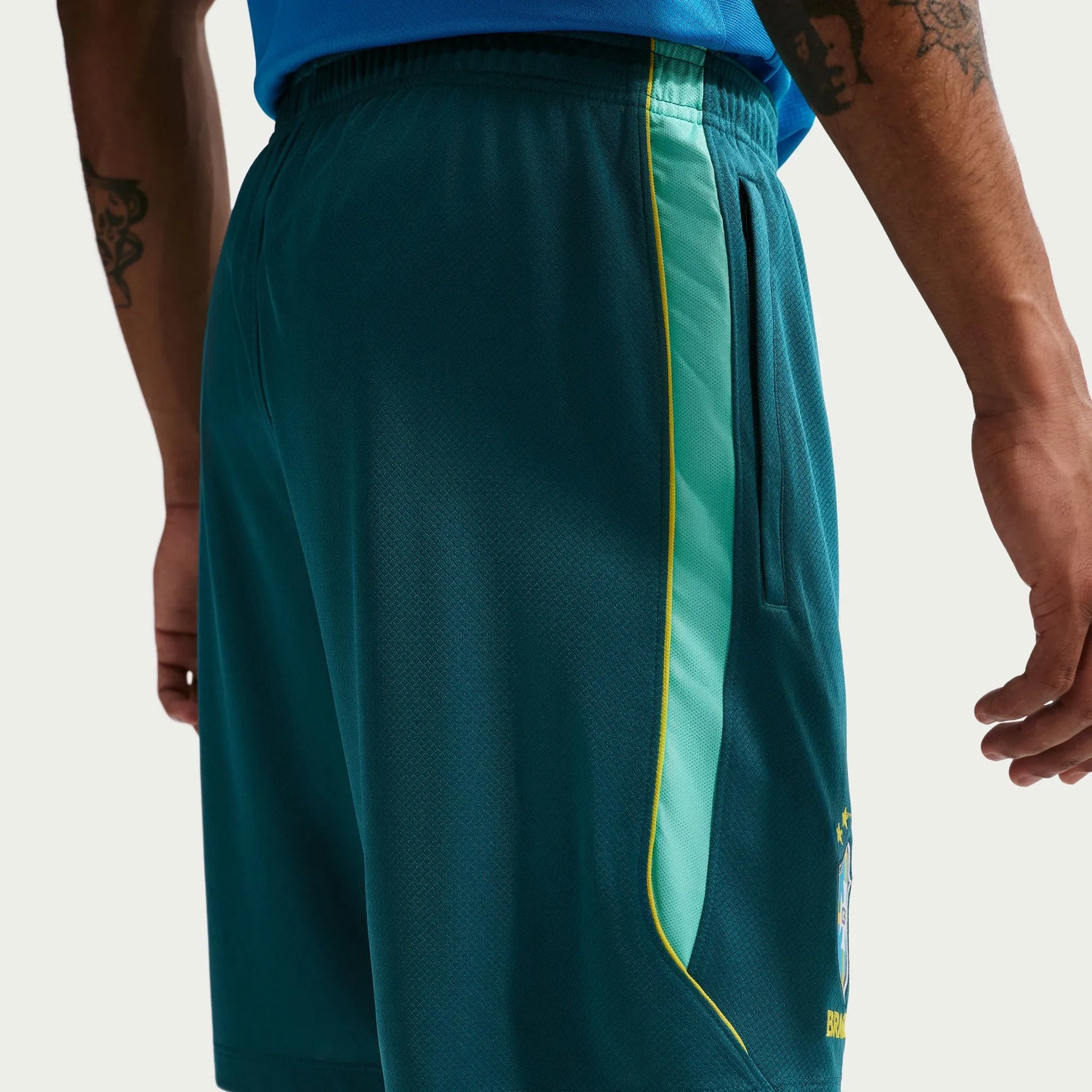 2026-27 Brazil Men's Strike KZ Shorts Geode Teal/Light Menta/Midwest Gold - Nike