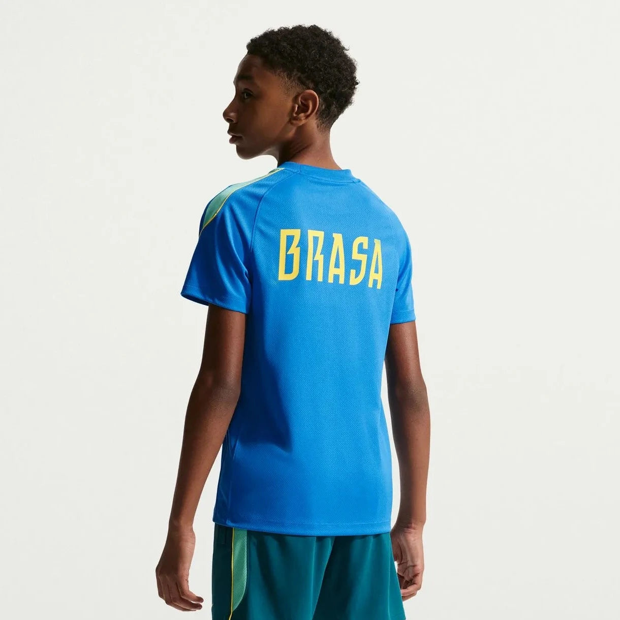 2026-27 Brazil Youth Strike Top Light Photo Blue/Light Menta/Midwest Gold - Nike