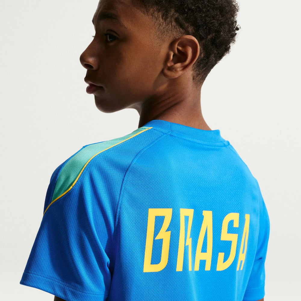 2026-27 Brazil Youth Strike Top Light Photo Blue/Light Menta/Midwest Gold - Nike