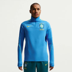 2026-27 Brazil Men's Strike Drill Top Light Photo Blue/Light Menta/Midwest Gold - Nike