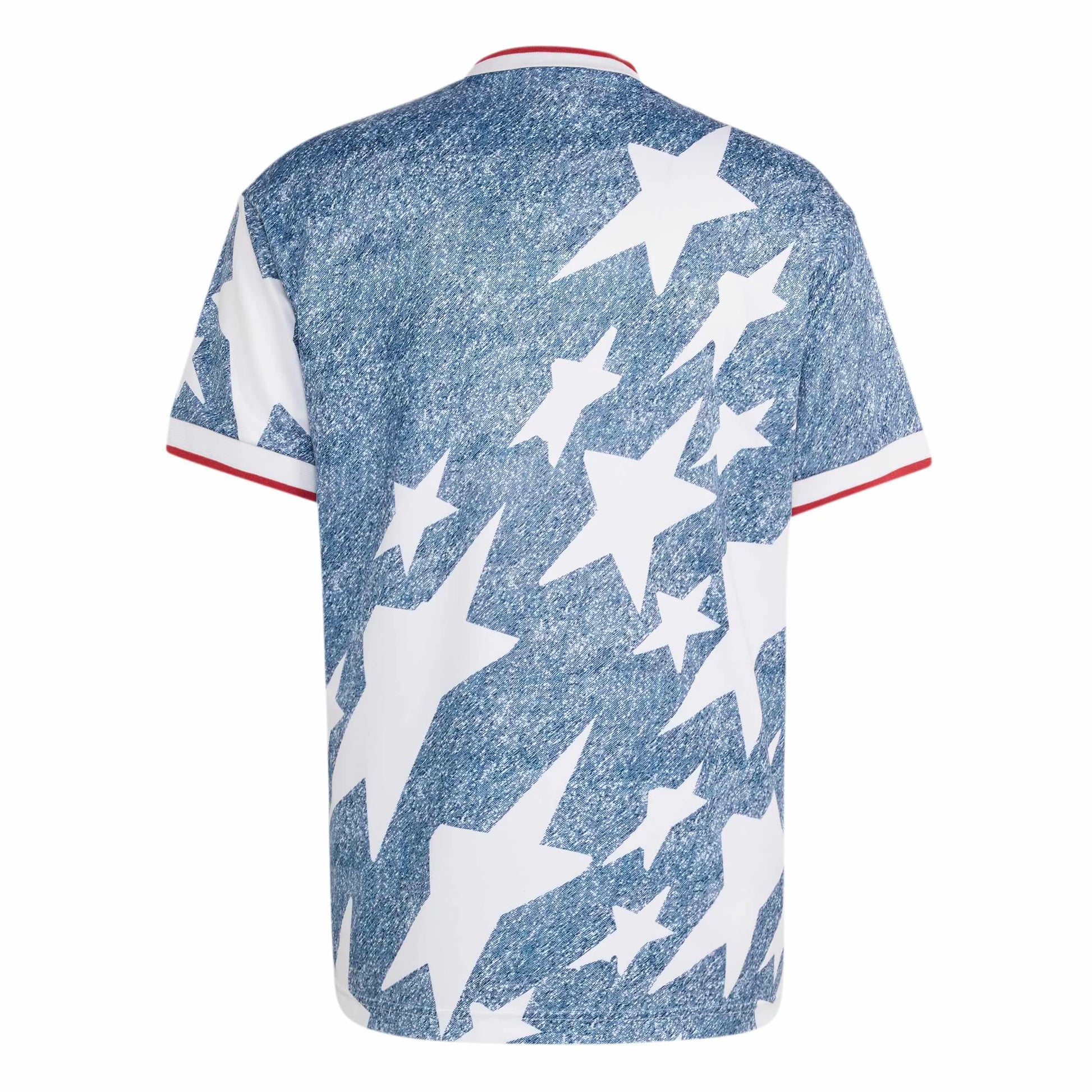 USA Men's Denim Graphic Jersey White / Dark Blue - Adidas