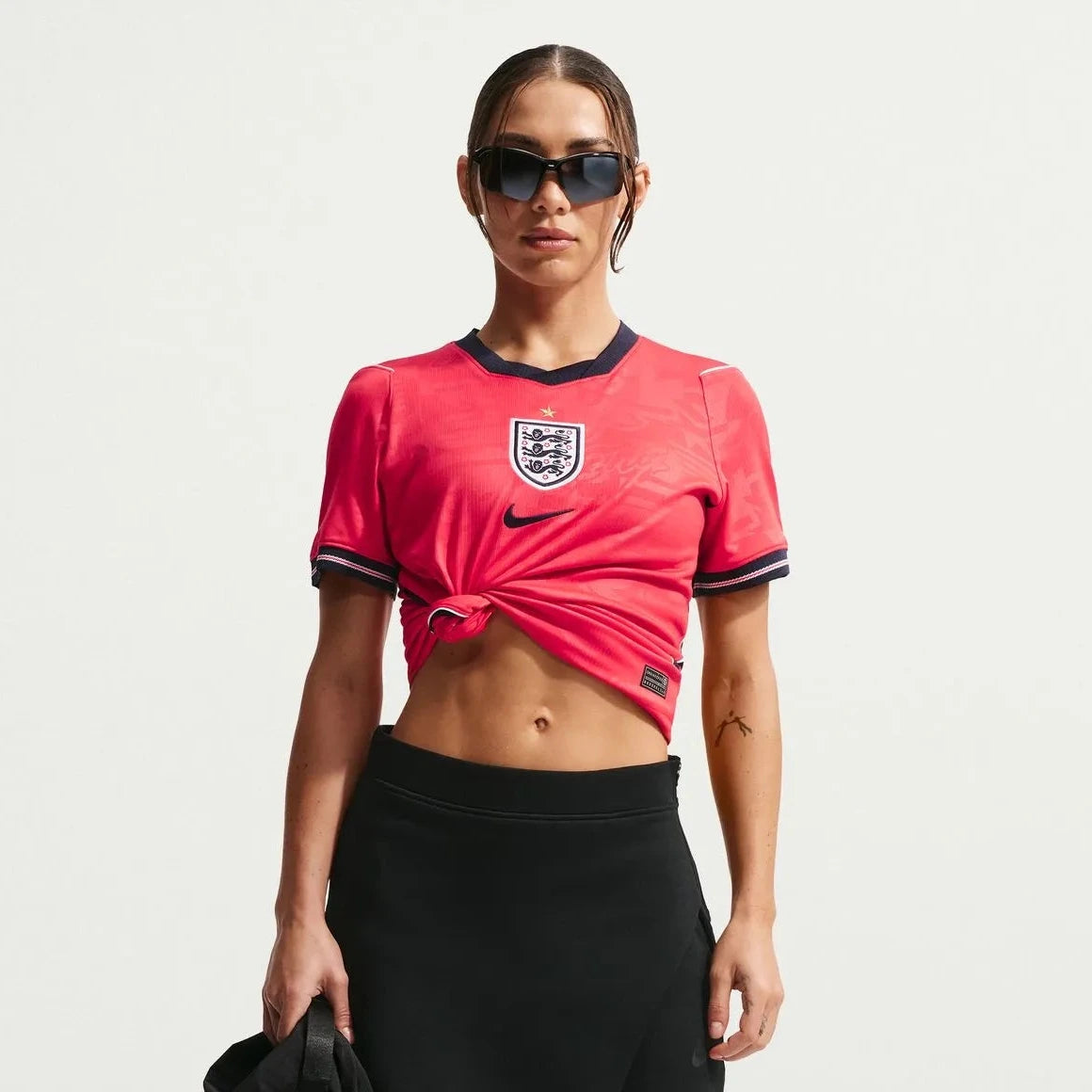 2026-27 England Women's Stadium Away Soccer Jersey Speed Red/Obsidian/White/Obsidian - Nike