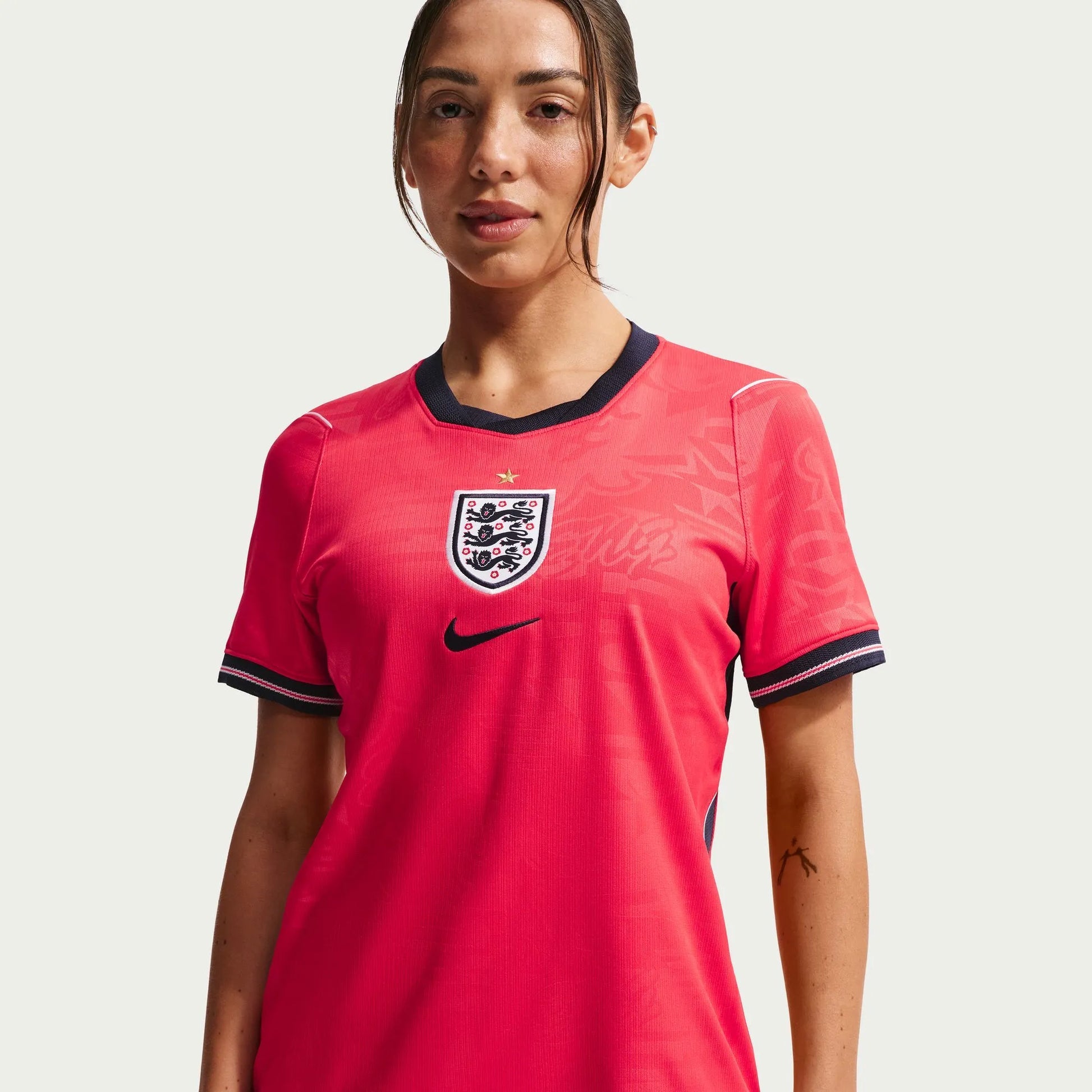 2026-27 England Women's Stadium Away Soccer Jersey Speed Red/Obsidian/White/Obsidian - Nike