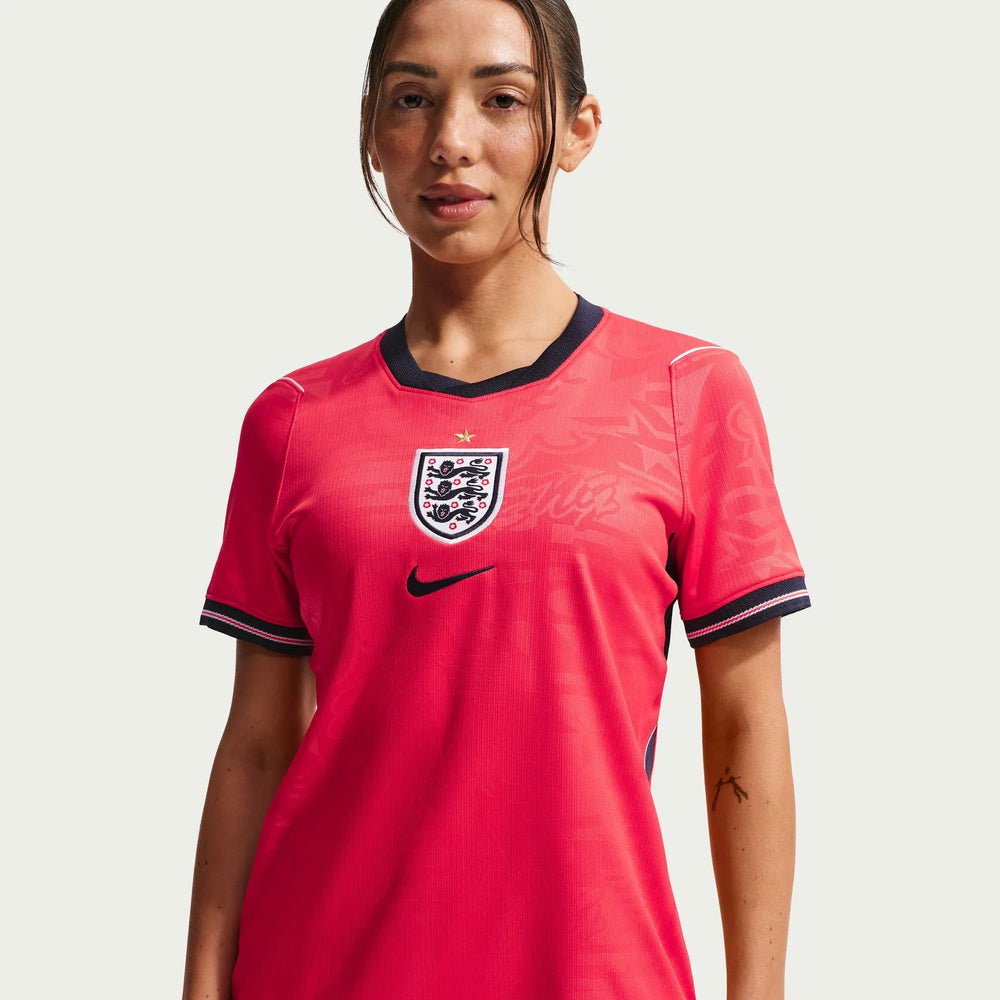 2026-27 England Women's Stadium Away Soccer Jersey Speed Red/Obsidian/White/Obsidian - Nike