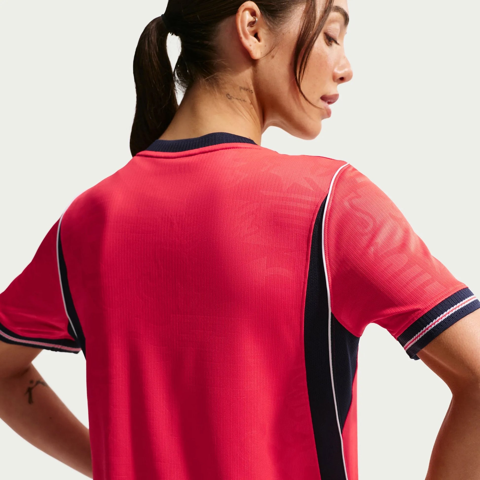 2026-27 England Women's Stadium Away Soccer Jersey Speed Red/Obsidian/White/Obsidian - Nike