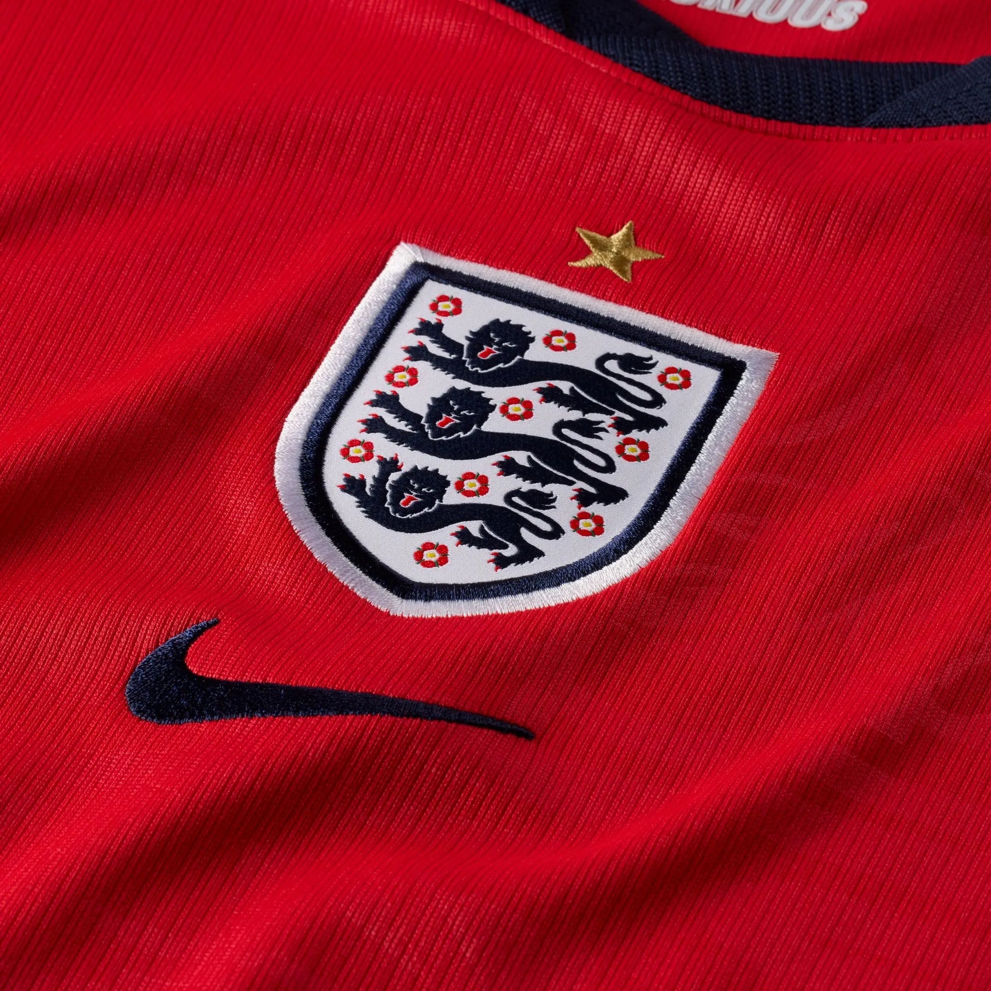 2026-27 England Women's Stadium Away Soccer Jersey Speed Red/Obsidian/White/Obsidian - Nike