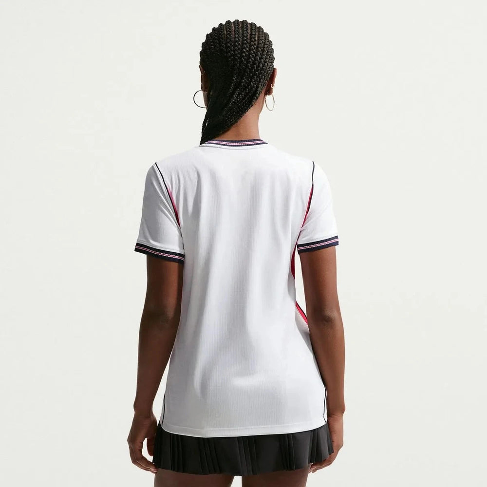 2026-27 England Women's Stadium Home Soccer Jersey White/Speed Red/Obsidian/Obsidian - Nike