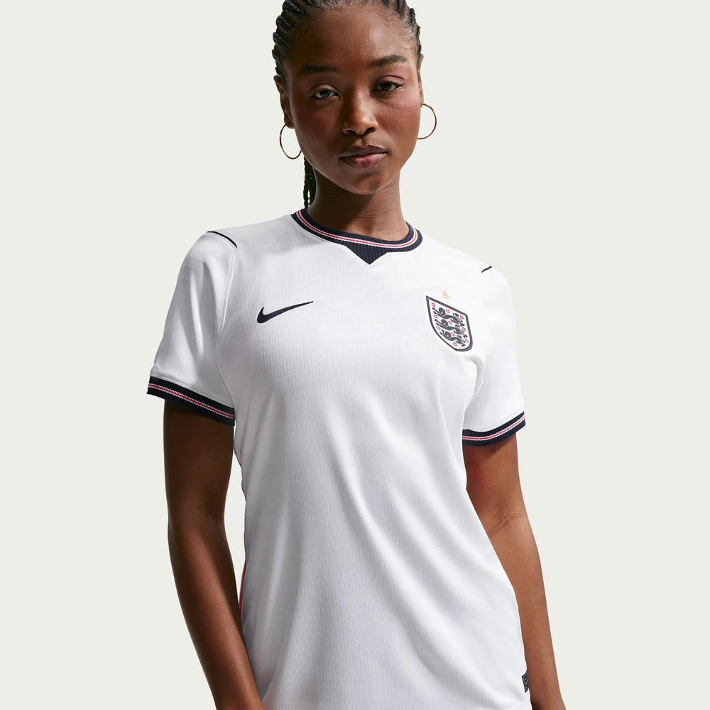 2026-27 England Women's Stadium Home Soccer Jersey White/Speed Red/Obsidian/Obsidian - Nike