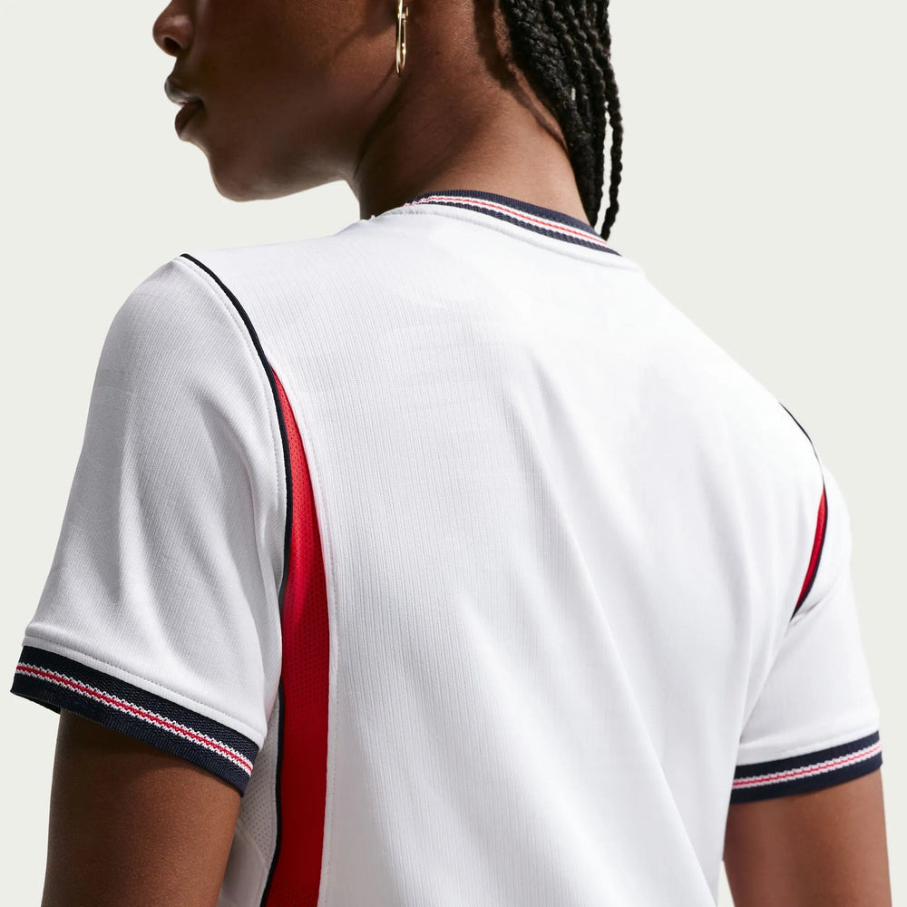2026-27 England Women's Stadium Home Soccer Jersey White/Speed Red/Obsidian/Obsidian - Nike