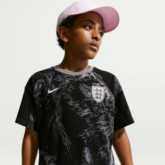 2026-27 England Youth All Over Print Tee Dark Steel Grey - Nike