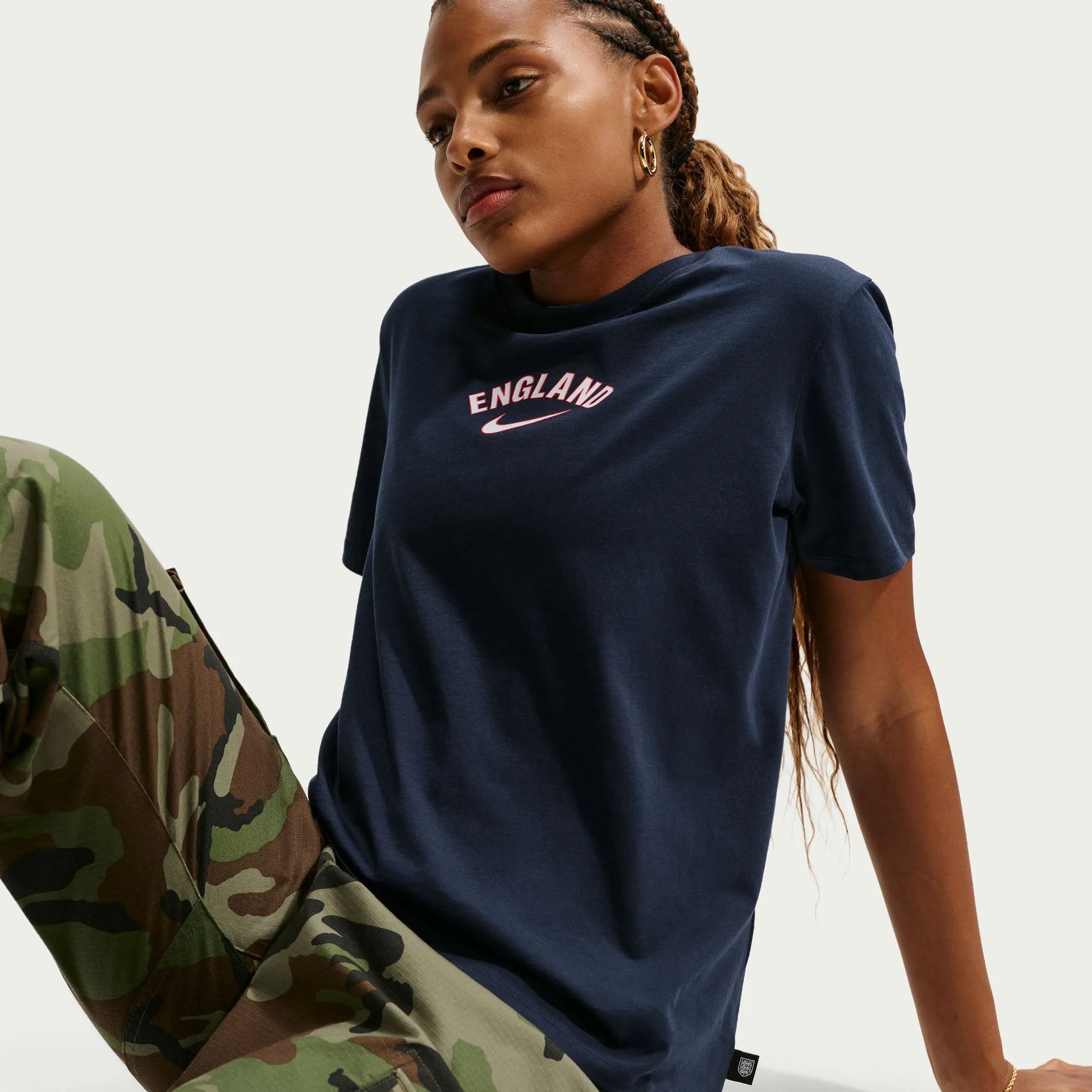 2026-27 England Women's Wordmark Tee Obsidian - Nike