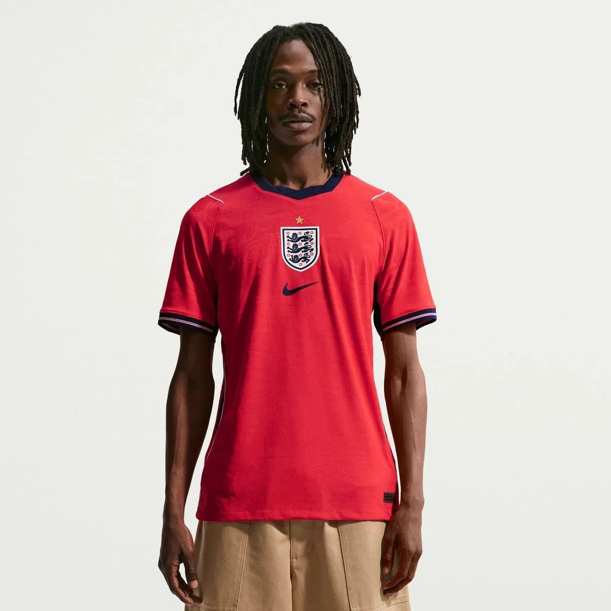 2026-27 England Men's Authentic Away Soccer Jersey Speed Red/Obsidian/White/Obsidian - Nike