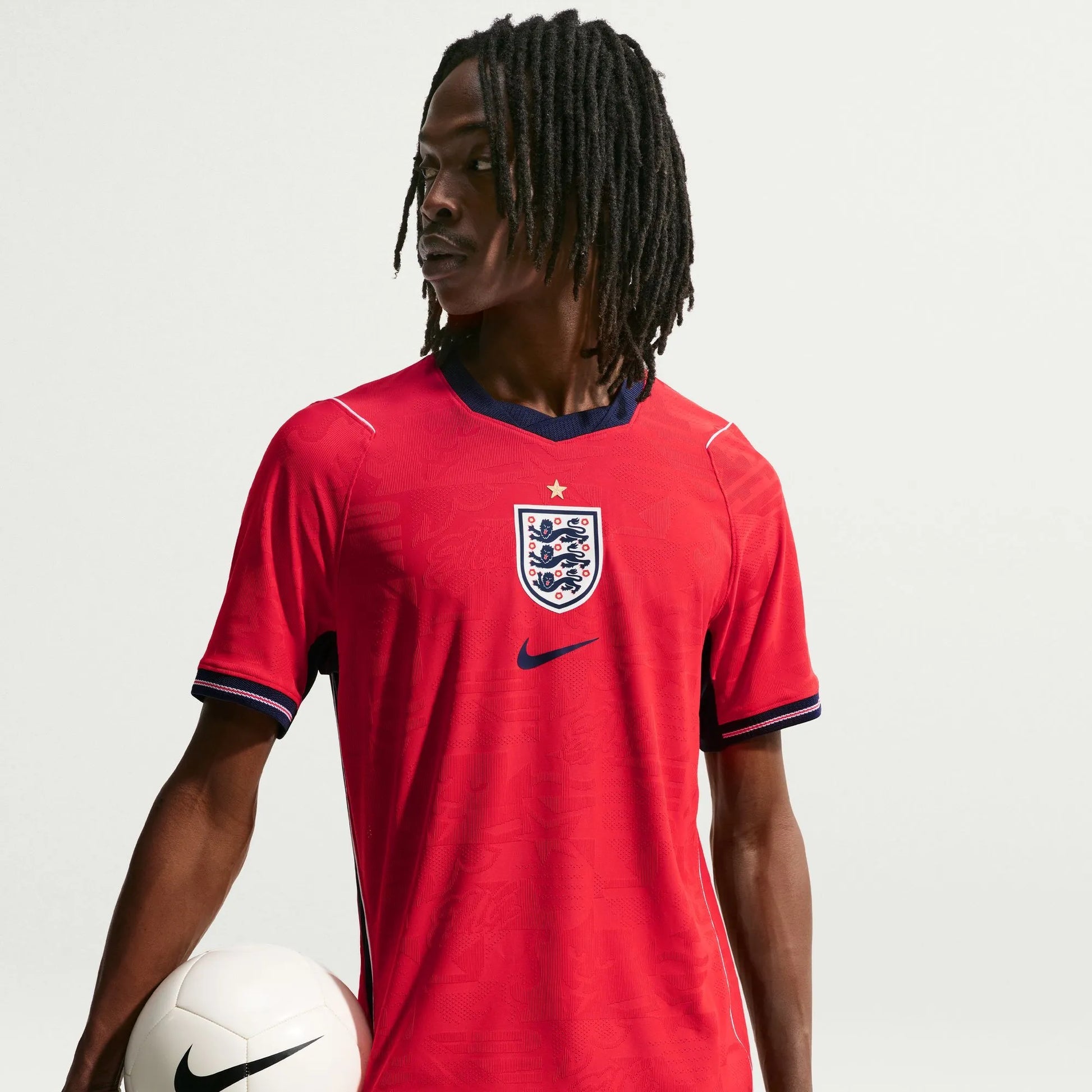 2026-27 England Men's Authentic Away Soccer Jersey Speed Red/Obsidian/White/Obsidian - Nike