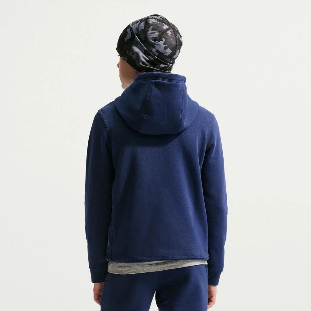 2026-27 England Youth Club Pullover Hoodie Midnight Navy/White - Nike