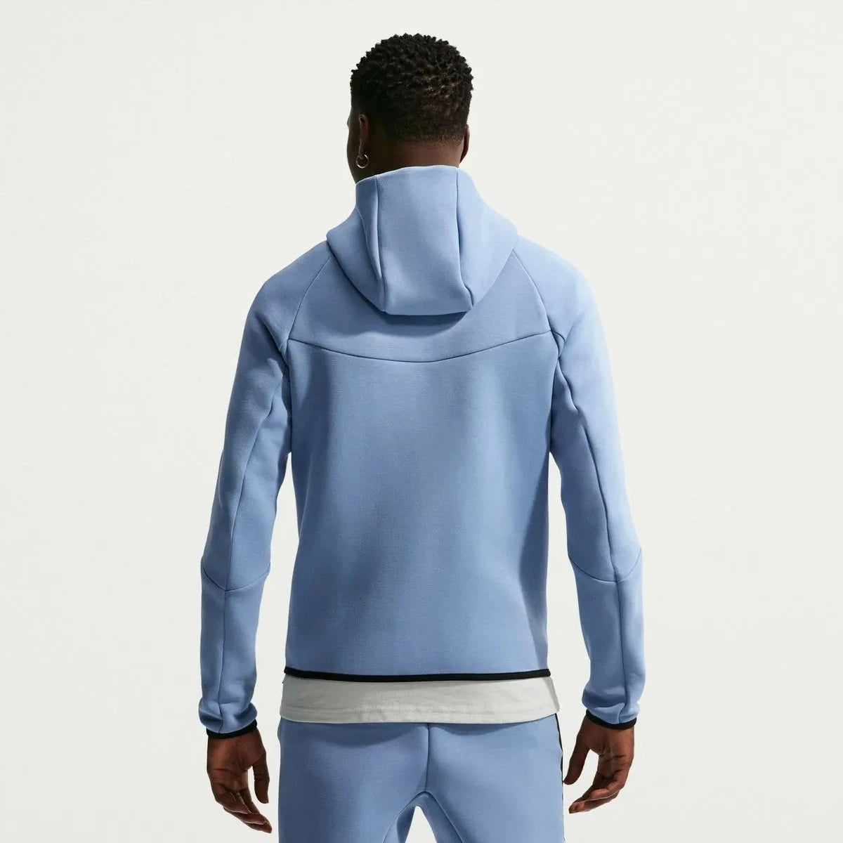 2026-27 England Men's Full-Zip Tech Fleece Hoodie Work Blue/White - Nike