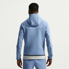 2026-27 England Men's Full-Zip Tech Fleece Hoodie Work Blue/White - Nike
