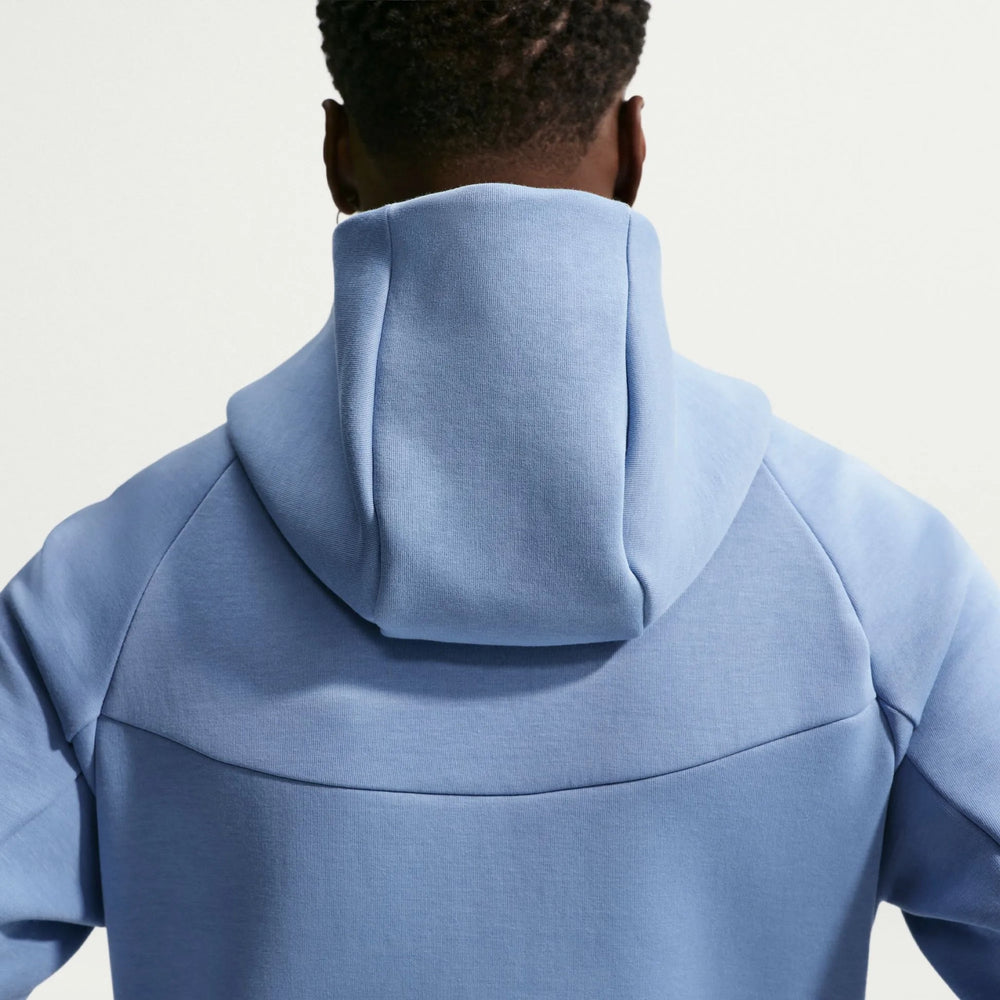2026-27 England Men's Full-Zip Tech Fleece Hoodie Work Blue/White - Nike