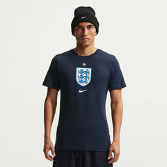 2026-27 England Men's Crest Tee Obsidian - Nike