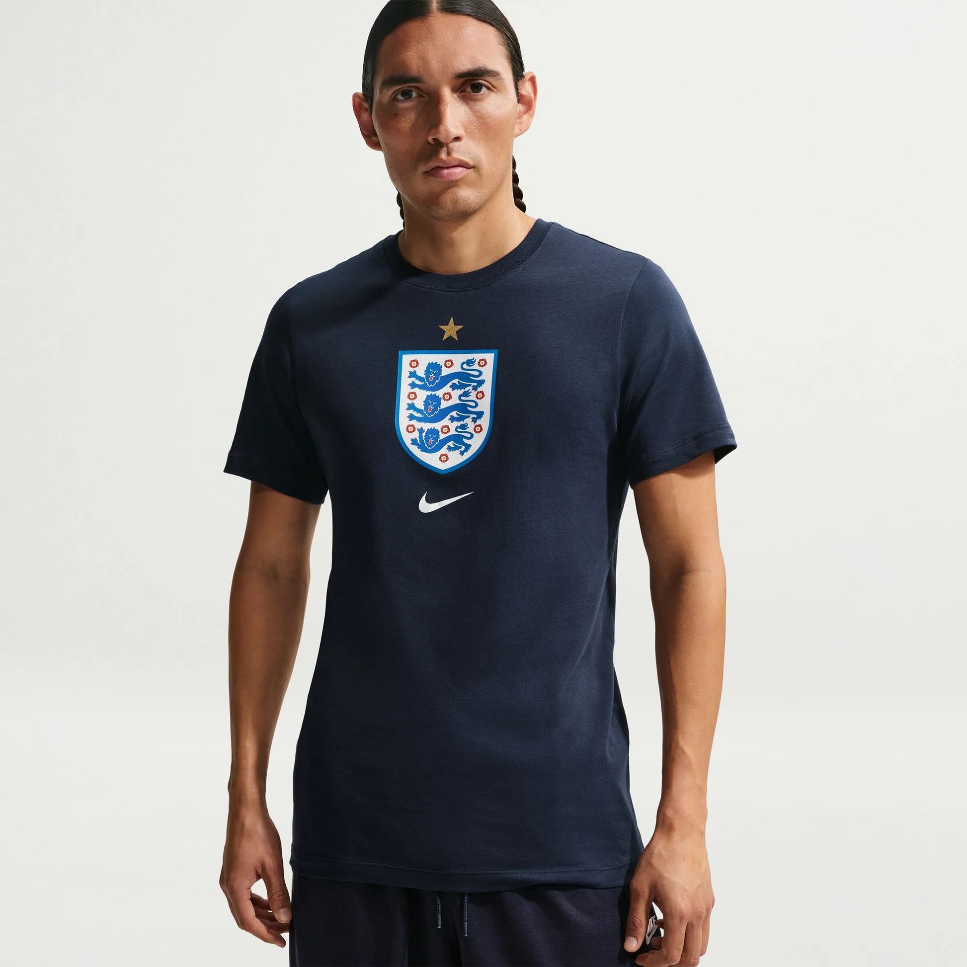 2026-27 England Men's Crest Tee Obsidian - Nike