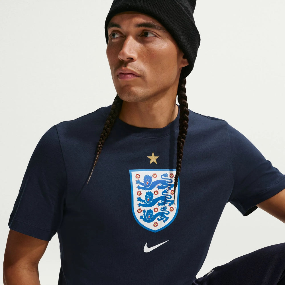 2026-27 England Men's Crest Tee Obsidian - Nike