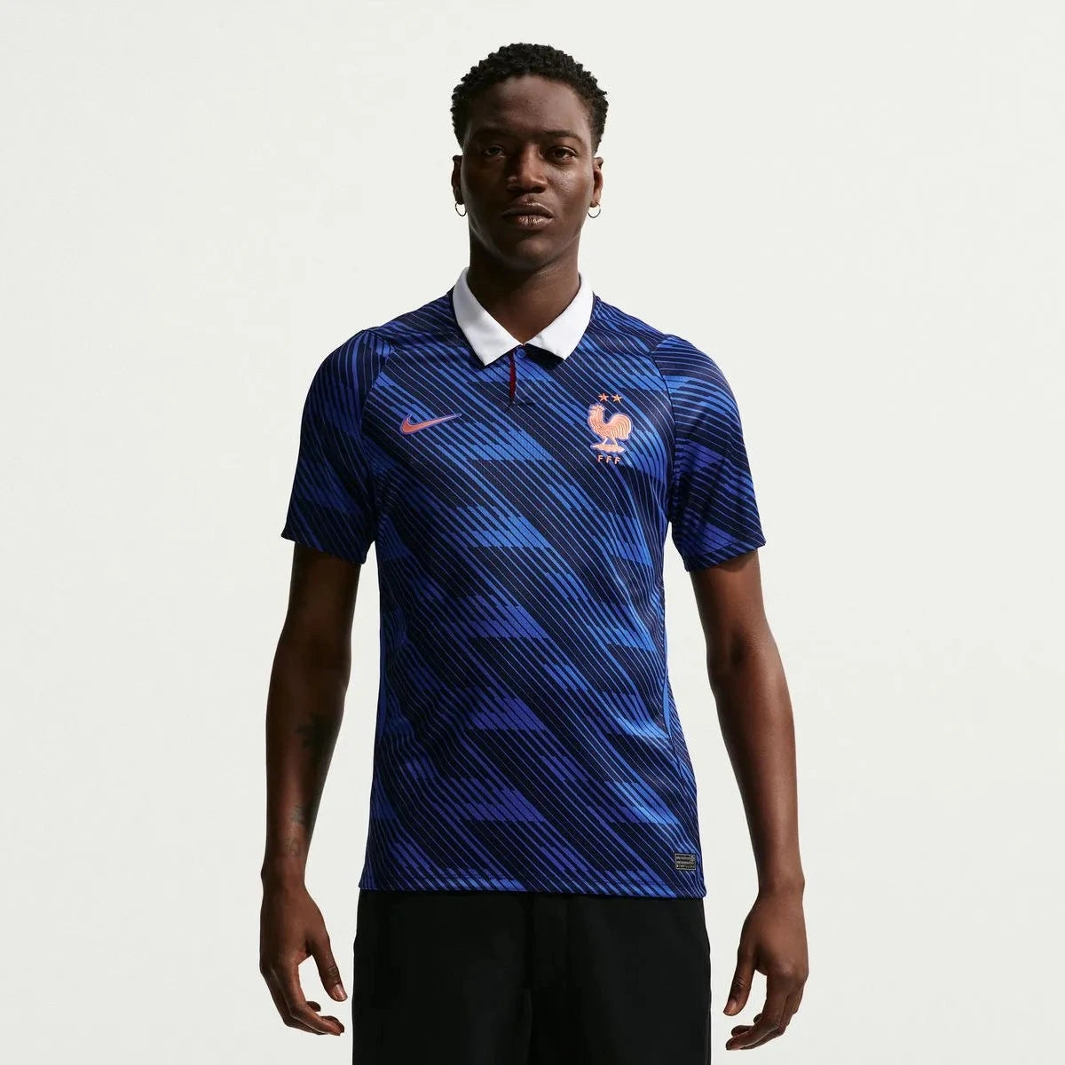 2026-27 France Men's Stadium Home Soccer Jersey Game Royal/Metallic Copper - Nike