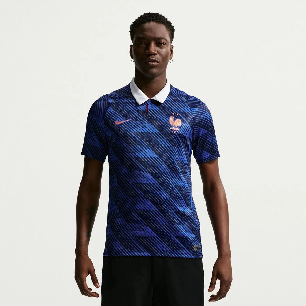 2026-27 France Men's Stadium Home Soccer Jersey Game Royal/Metallic Copper - Nike