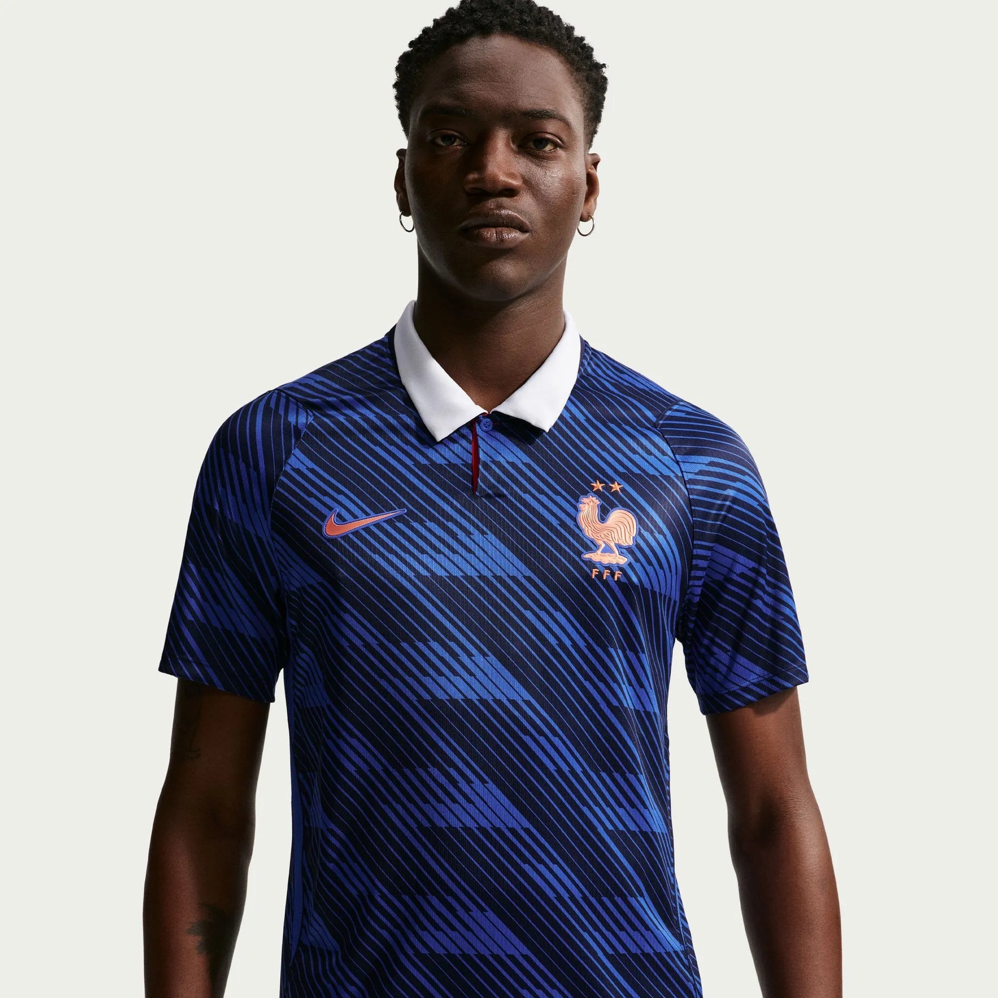 2026-27 France Men's Stadium Home Soccer Jersey Game Royal/Metallic Copper - Nike