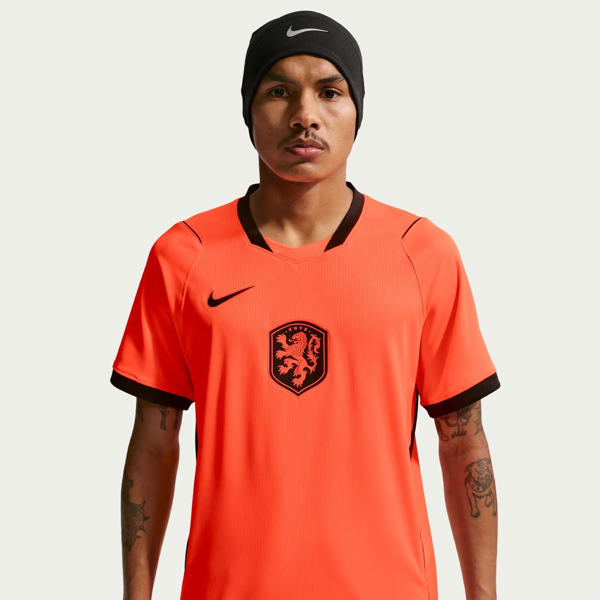 2026-27 Netherlands Men's Stadium Home Soccer Jersey Hyper Crimson/Black - Nike