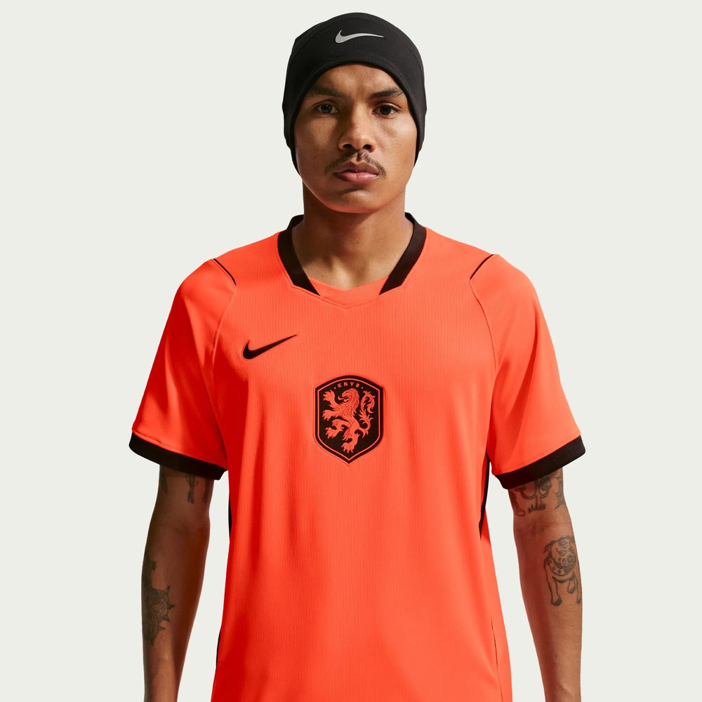 2026-27 Netherlands Men's Stadium Home Soccer Jersey Hyper Crimson/Black - Nike