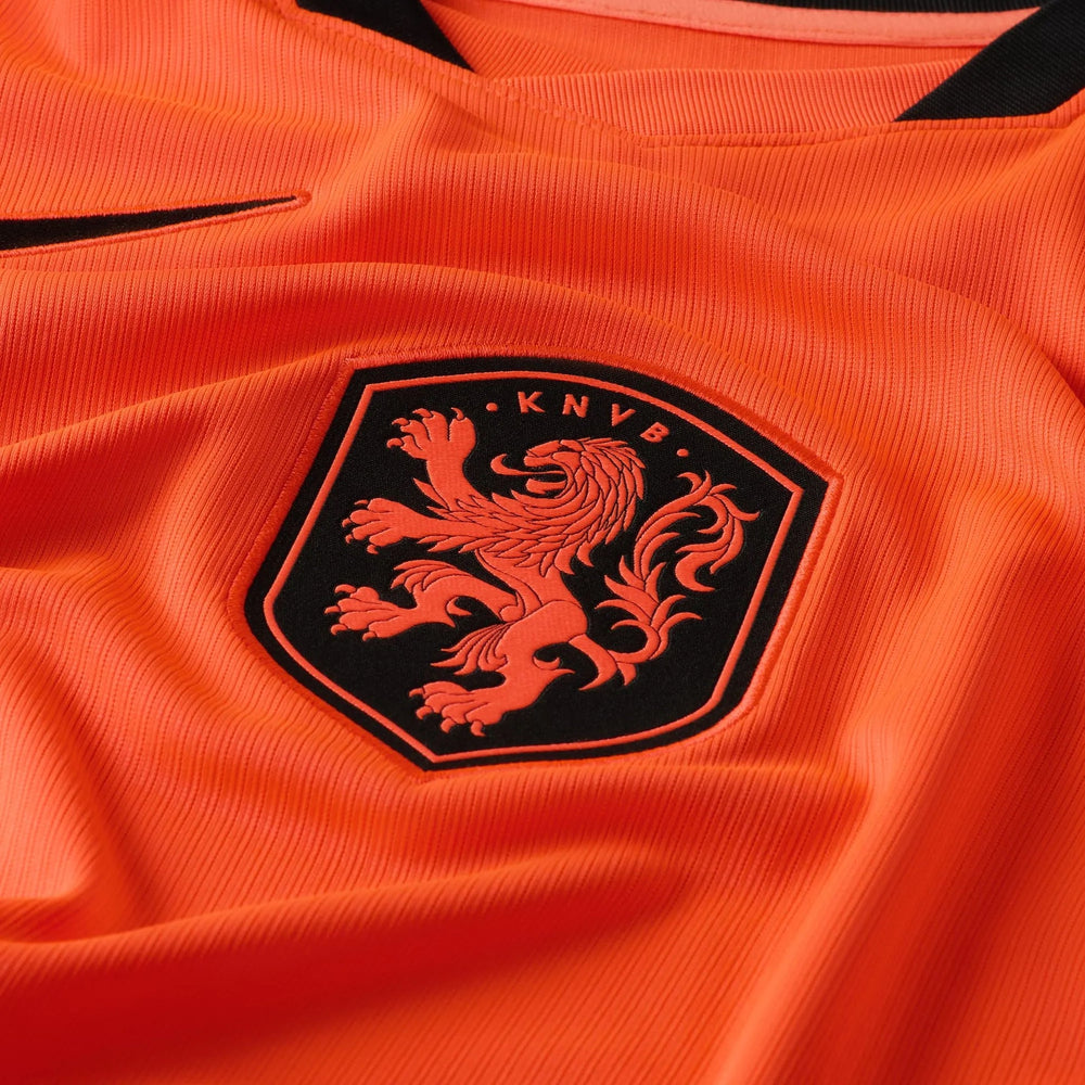 2026-27 Netherlands Men's Stadium Home Soccer Jersey Hyper Crimson/Black - Nike