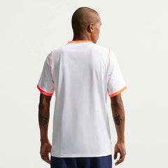2026-27 Netherlands Men's Stadium Away Soccer Jersey White/Hyper Crimson/Black - Nike