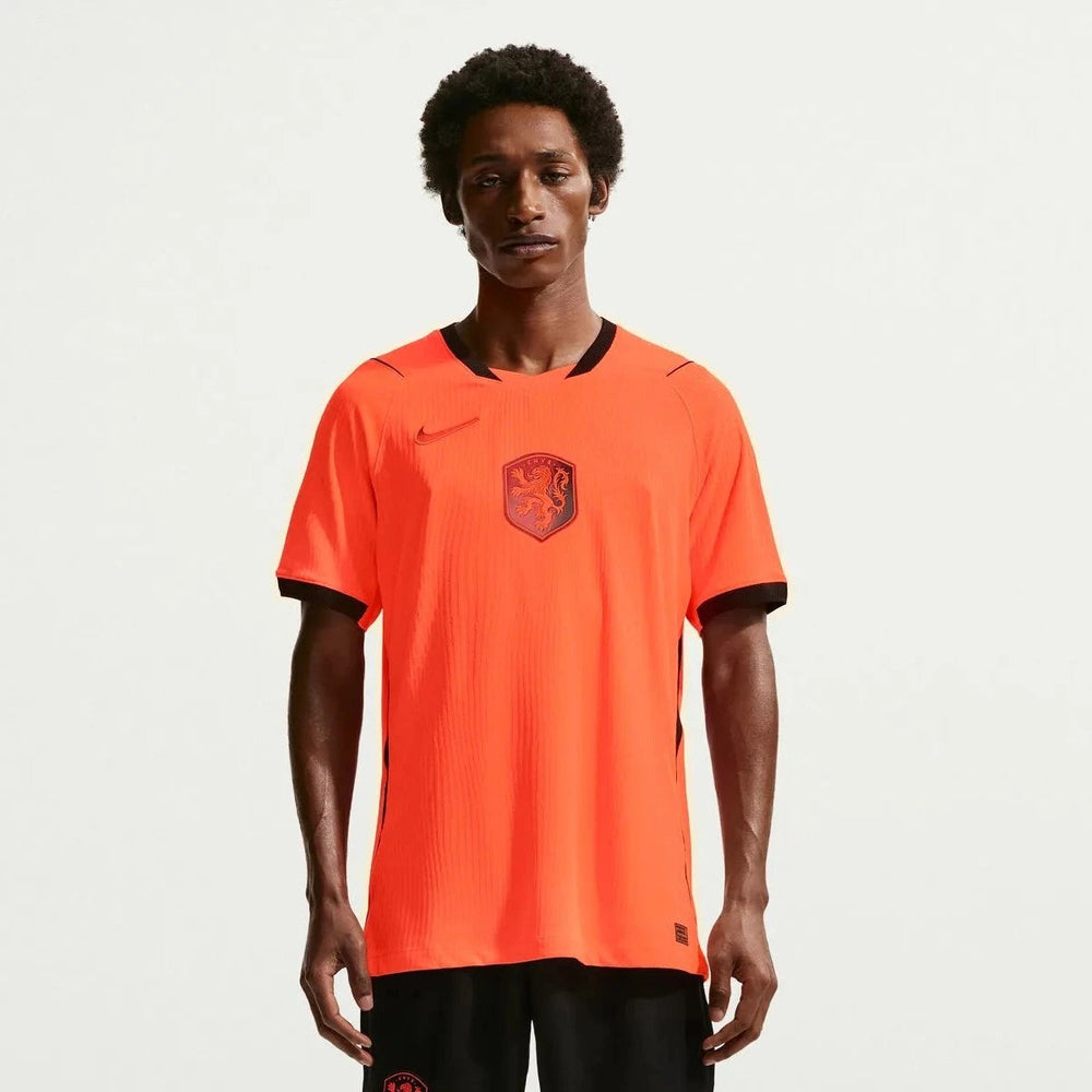 2026-27 Netherlands Men's Authentic Home Soccer Jersey Hyper Crimson/Black - Nike