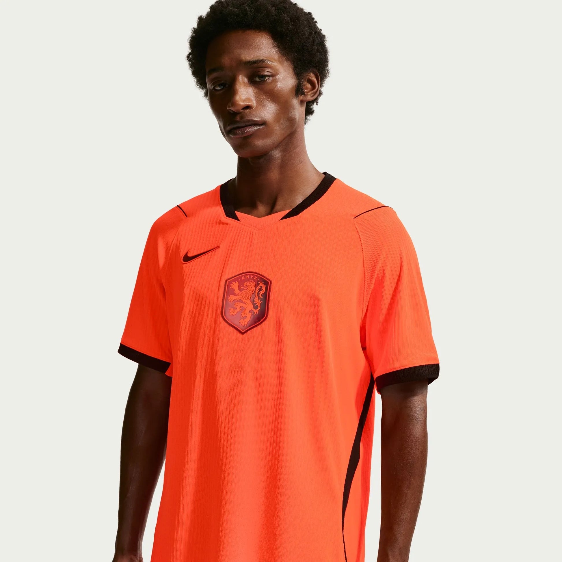 2026-27 Netherlands Men's Authentic Home Soccer Jersey Hyper Crimson/Black - Nike