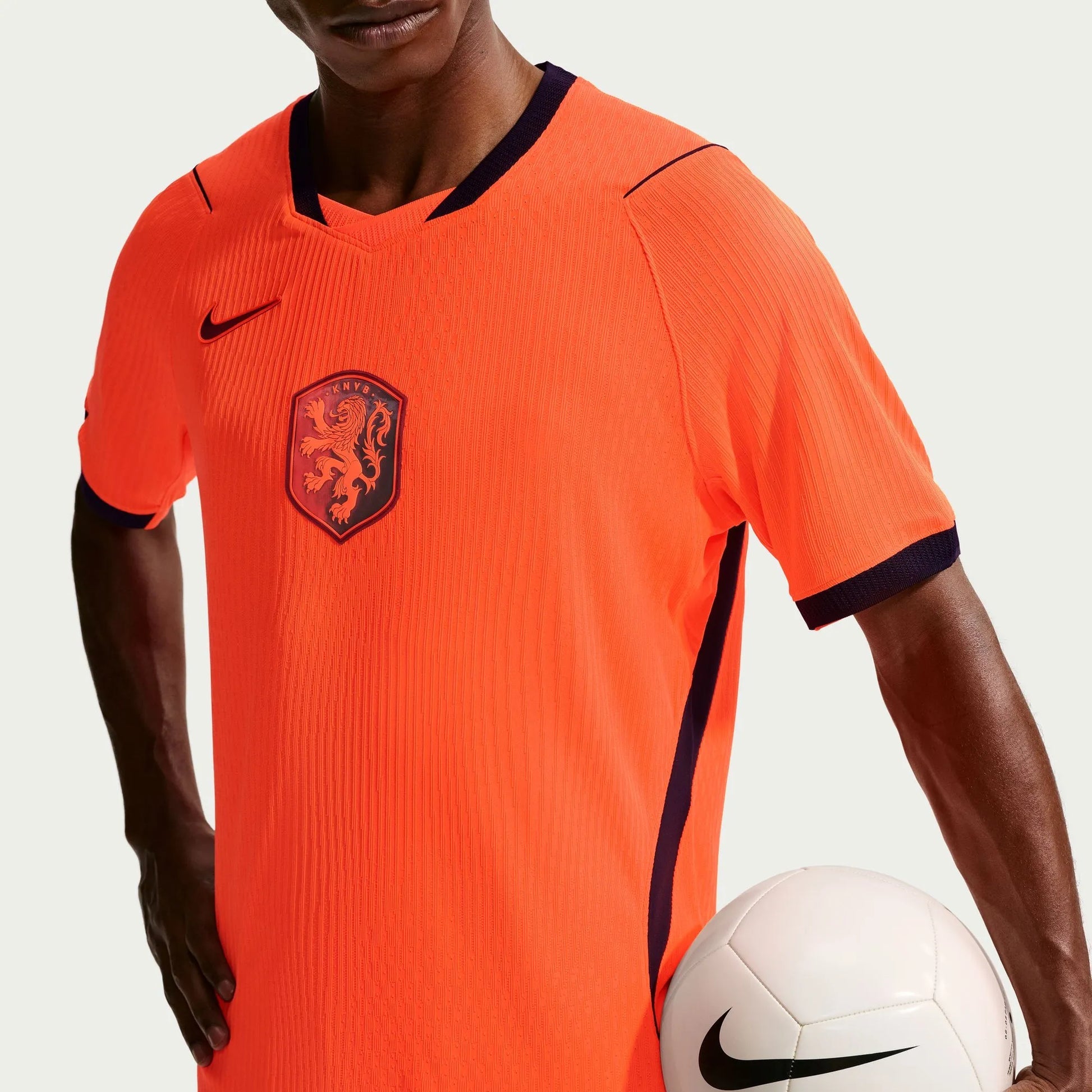 2026-27 Netherlands Men's Authentic Home Soccer Jersey Hyper Crimson/Black - Nike