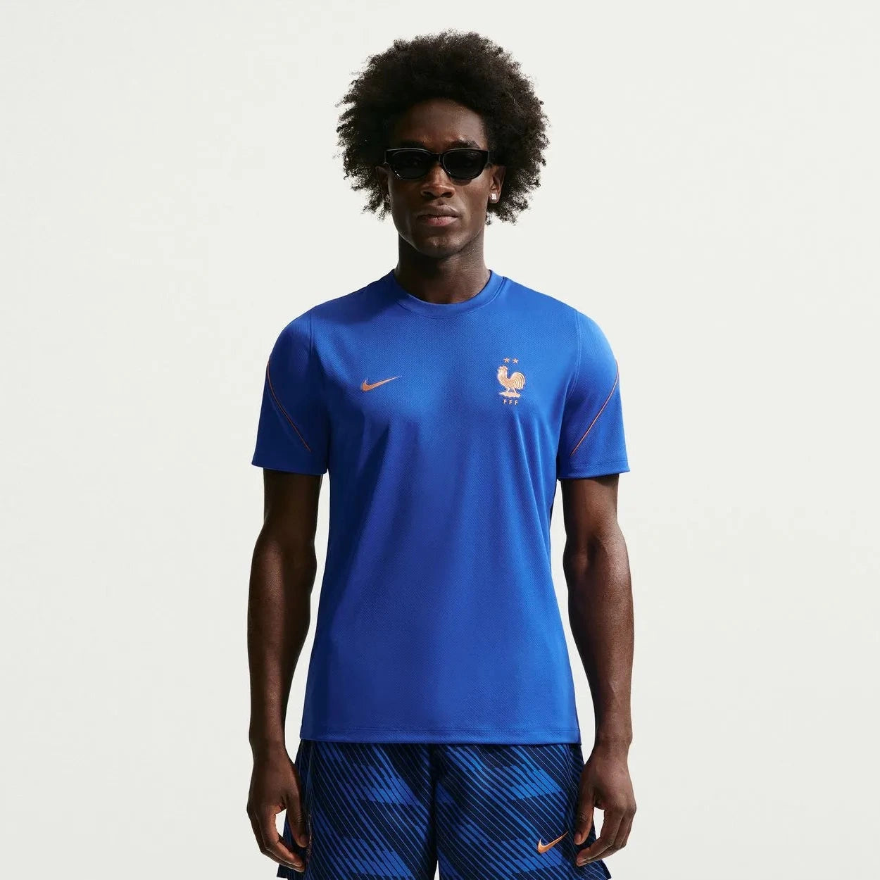 2026-27 France Men's Strike Top Game Royal/Metallic Copper - Nike