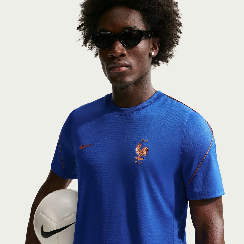 2026-27 France Men's Strike Top Game Royal/Metallic Copper - Nike