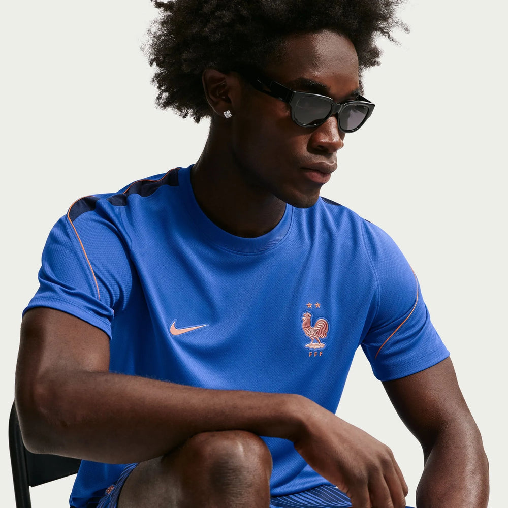 2026-27 France Men's Strike Top Game Royal/Metallic Copper - Nike