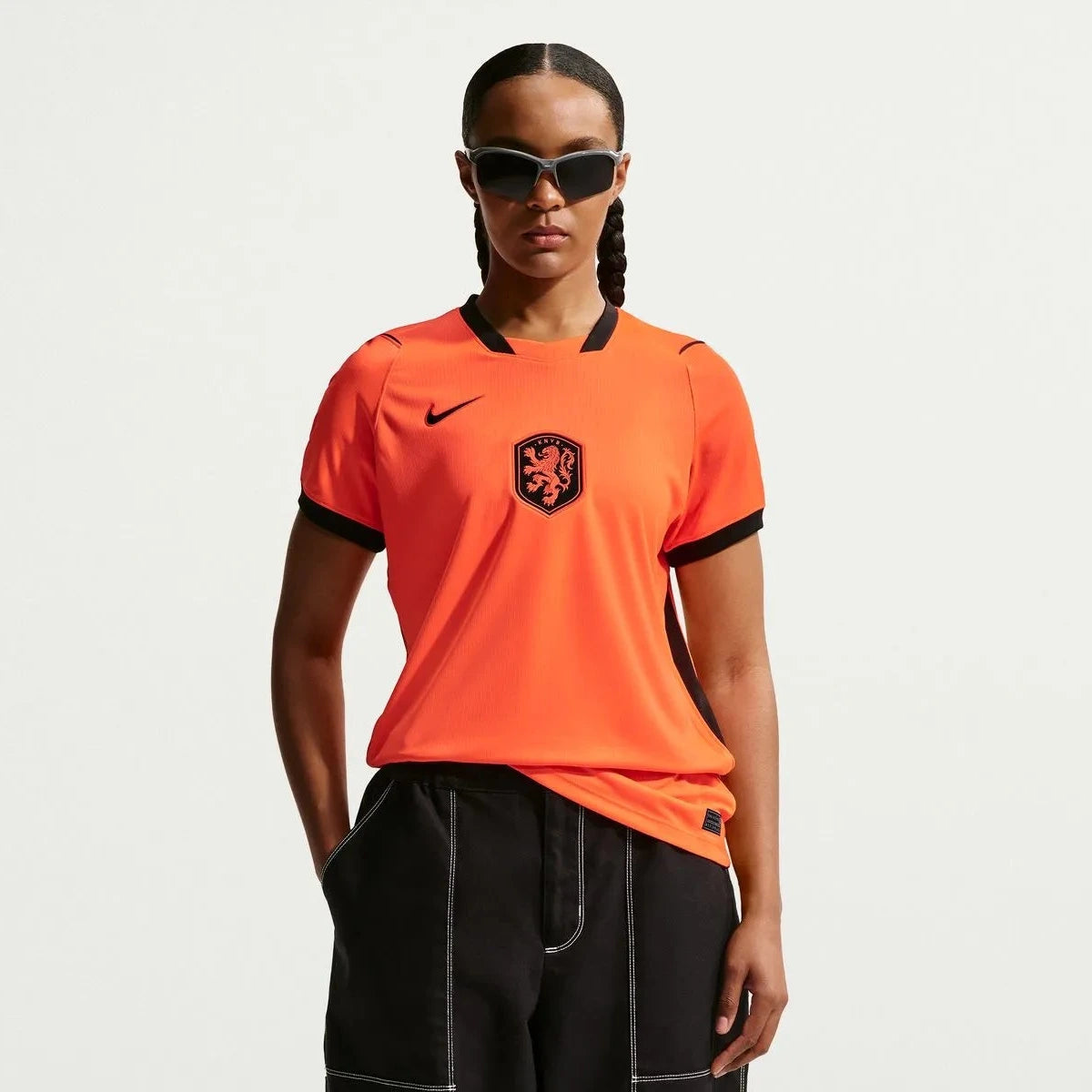 2026-27 Netherlands Women's Stadium Home Soccer Jersey Hyper Crimson/Black - Nike
