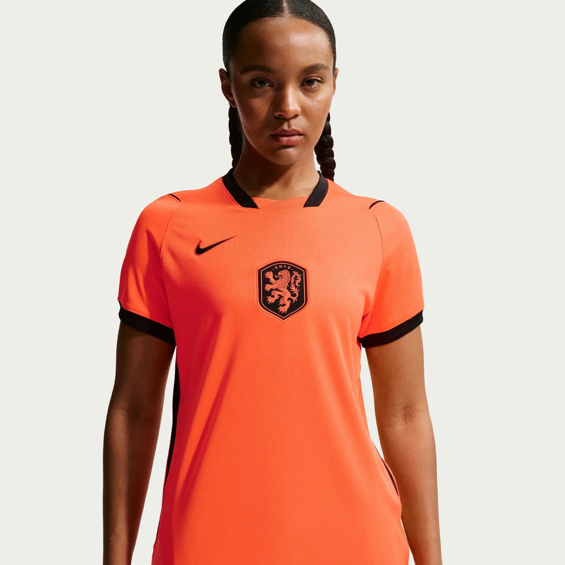 2026-27 Netherlands Women's Stadium Home Soccer Jersey Hyper Crimson/Black - Nike