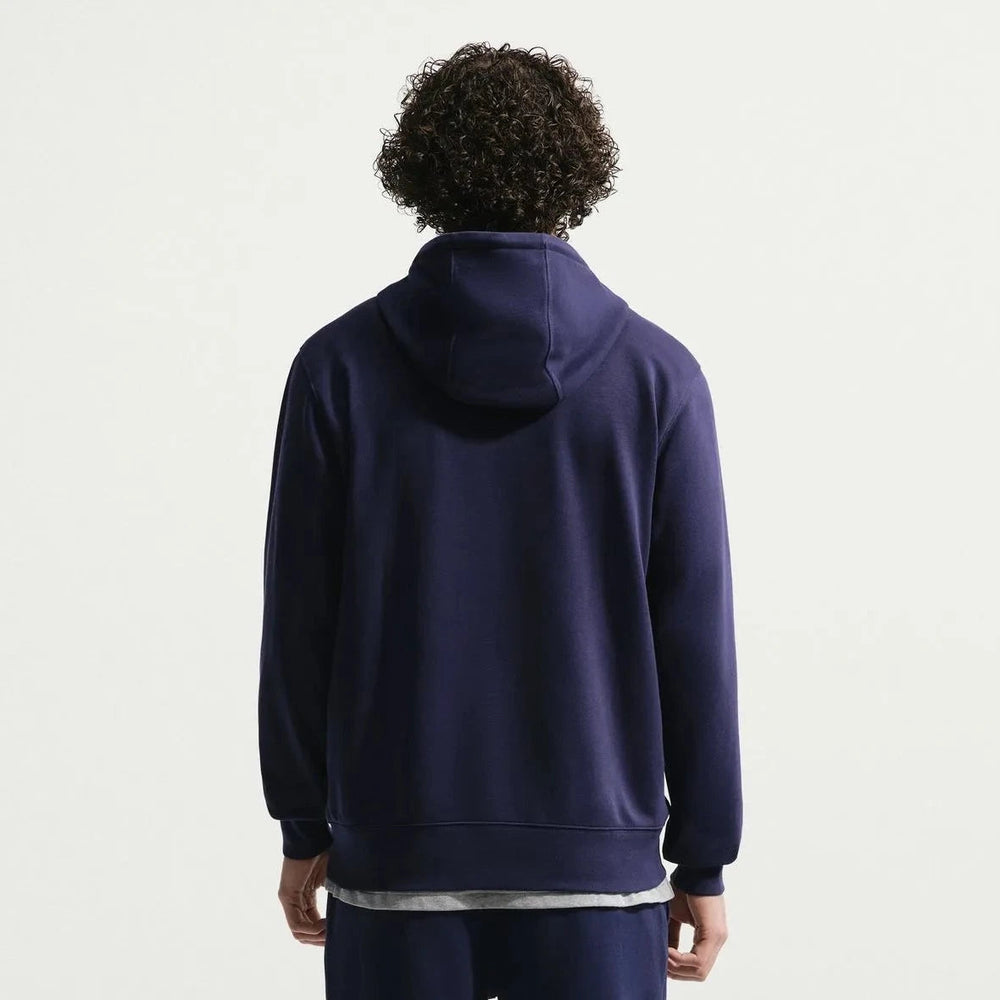 2026-27 France Men's Club French Terry Pullover Hoodie Blackened Blue/White - Nike